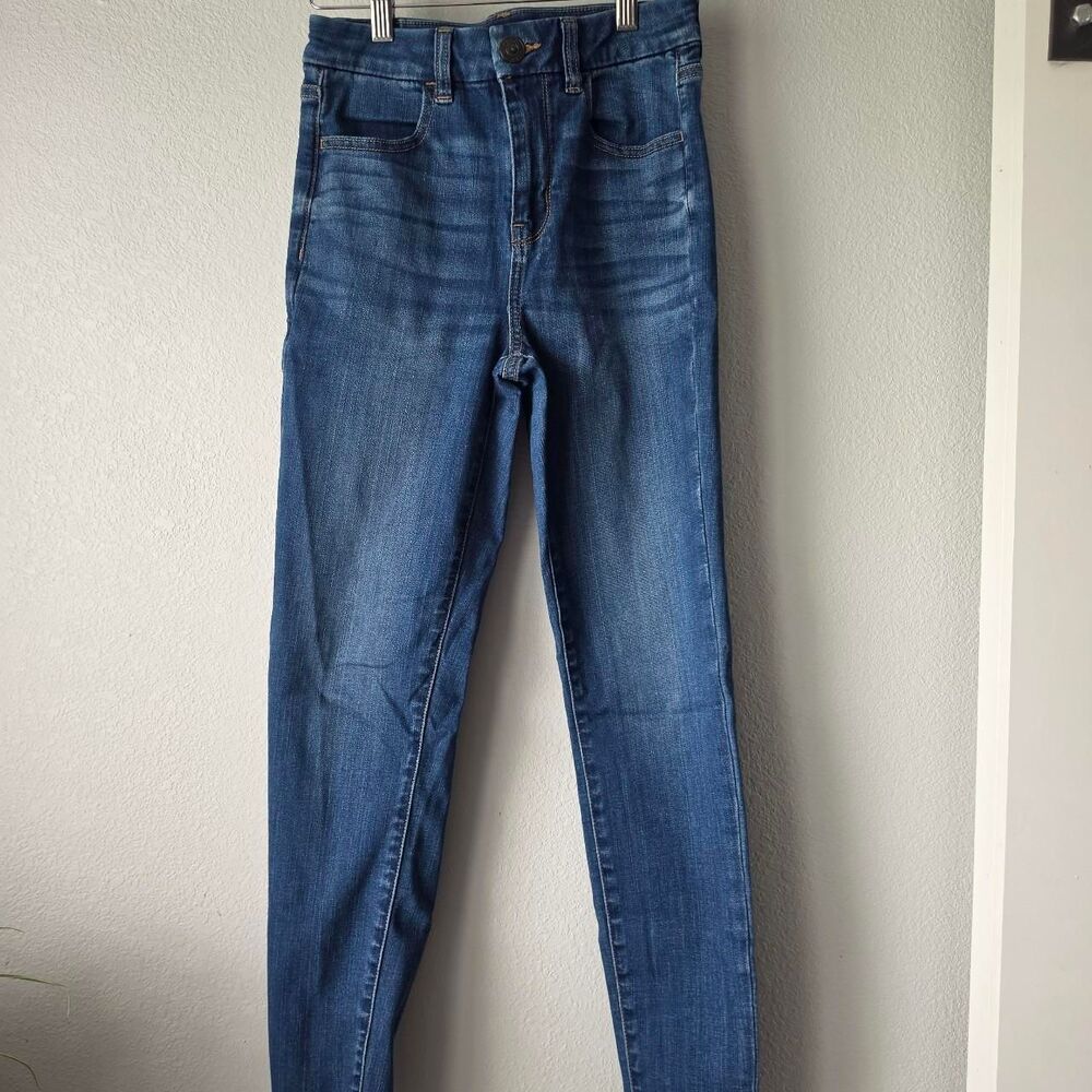 American-eagle Women's Blue and Navy Jeans